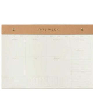 Nedēļas plānotājs Weekly Notepad Camel, This Week, Designworks Ink