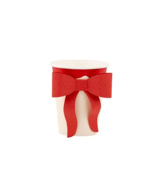 Papīra krūzītes Red and Pink Bow, My Mind's Eye