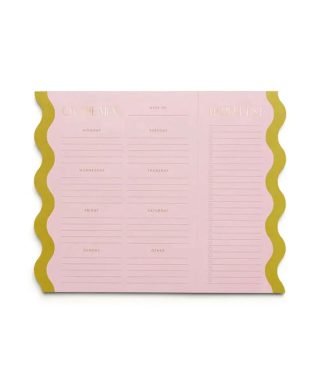 Piezīmju bloks Meal Planner Notepad, Lilac & Nutmeg, ar magnētu