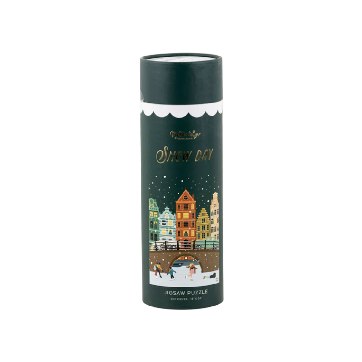 Puzle-Snow-Day-Winter-Puzzle,-500-gab.,-My-Mind's-Eye