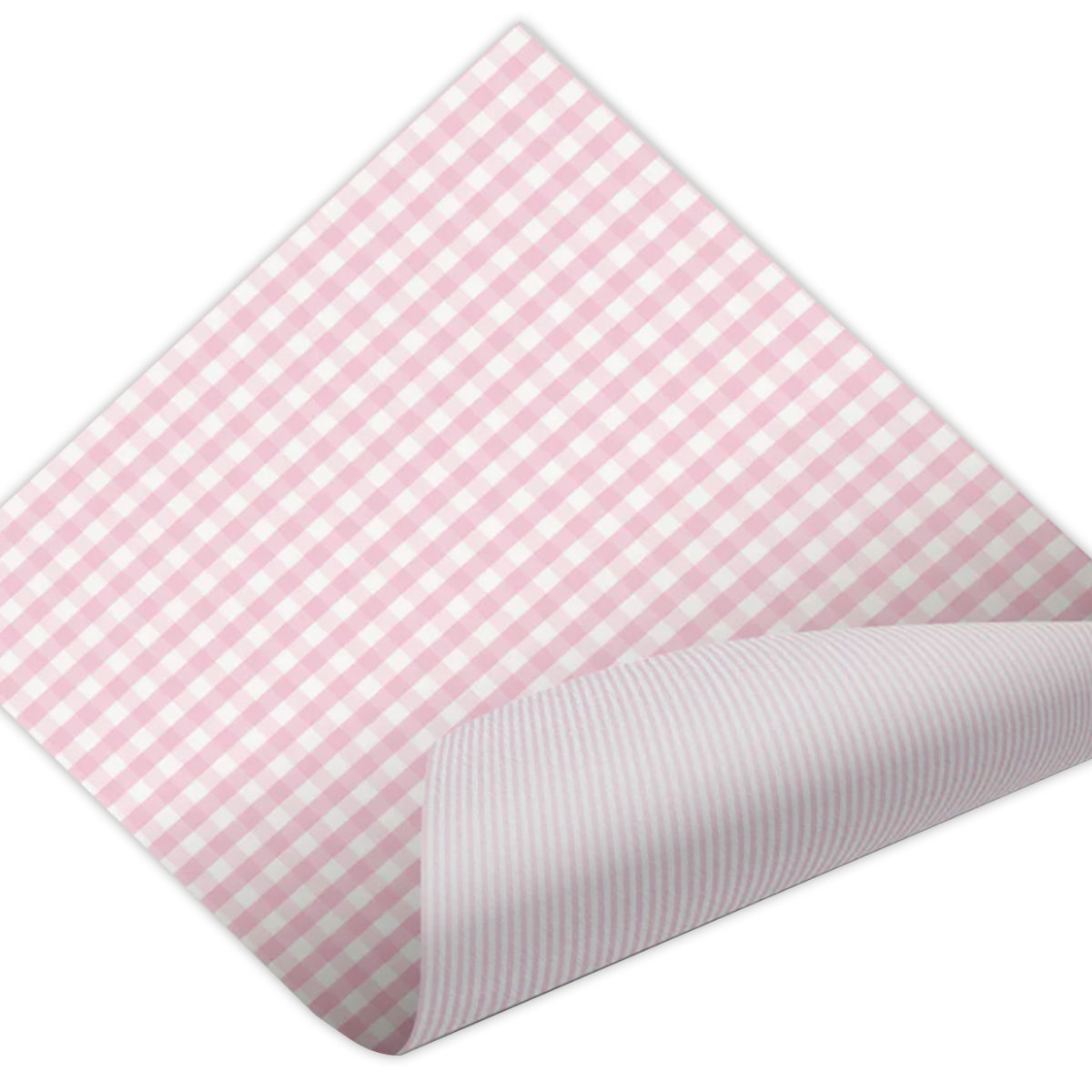 Davanu-iesainojamais-papirs-Pink-gingham,-loksne