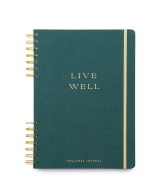 Piezīmju grāmata Guided Wellness Journal, Live Well