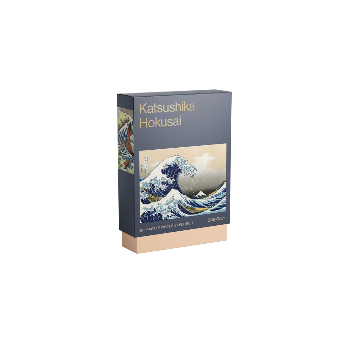 Kartisu-komplekts-Katsushika-Hokusai,-50-Masterpieces-Explored,-50-gab.