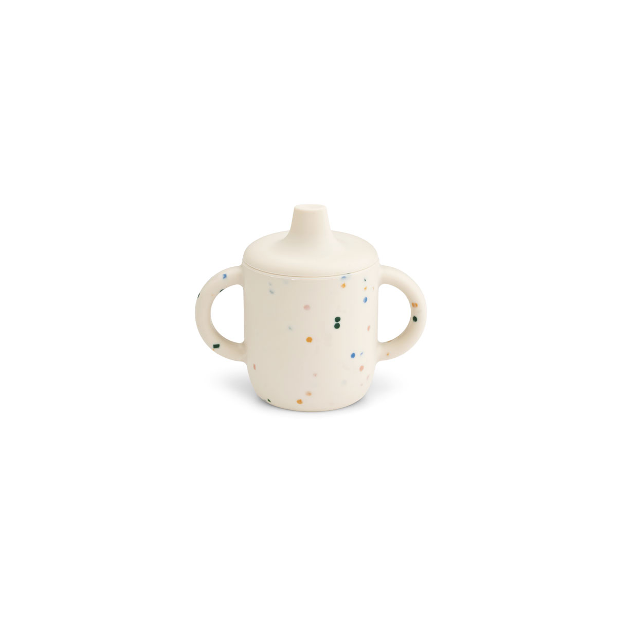 Kruze-Neil-Sippy-cup,-Splash-dots_Sea-shell,-Liewood