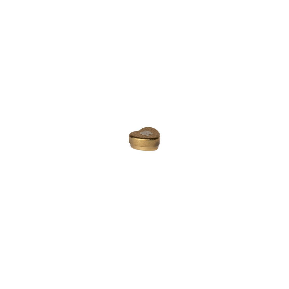 Metala-karbina-Heart-Small,-Gold,-pirmo-zobinu-glabasanai,-Maileg