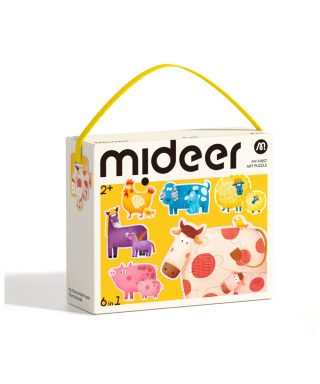 Puzzle My First, Farm Animals, 6 pieces, Mideer