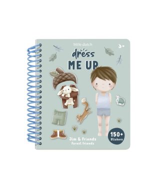 Aktivitāšu grāmata, "Jim & Forest Friends", Little Dutch
