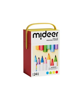 Mideer, Double-sided, Washable, 24 pcs.