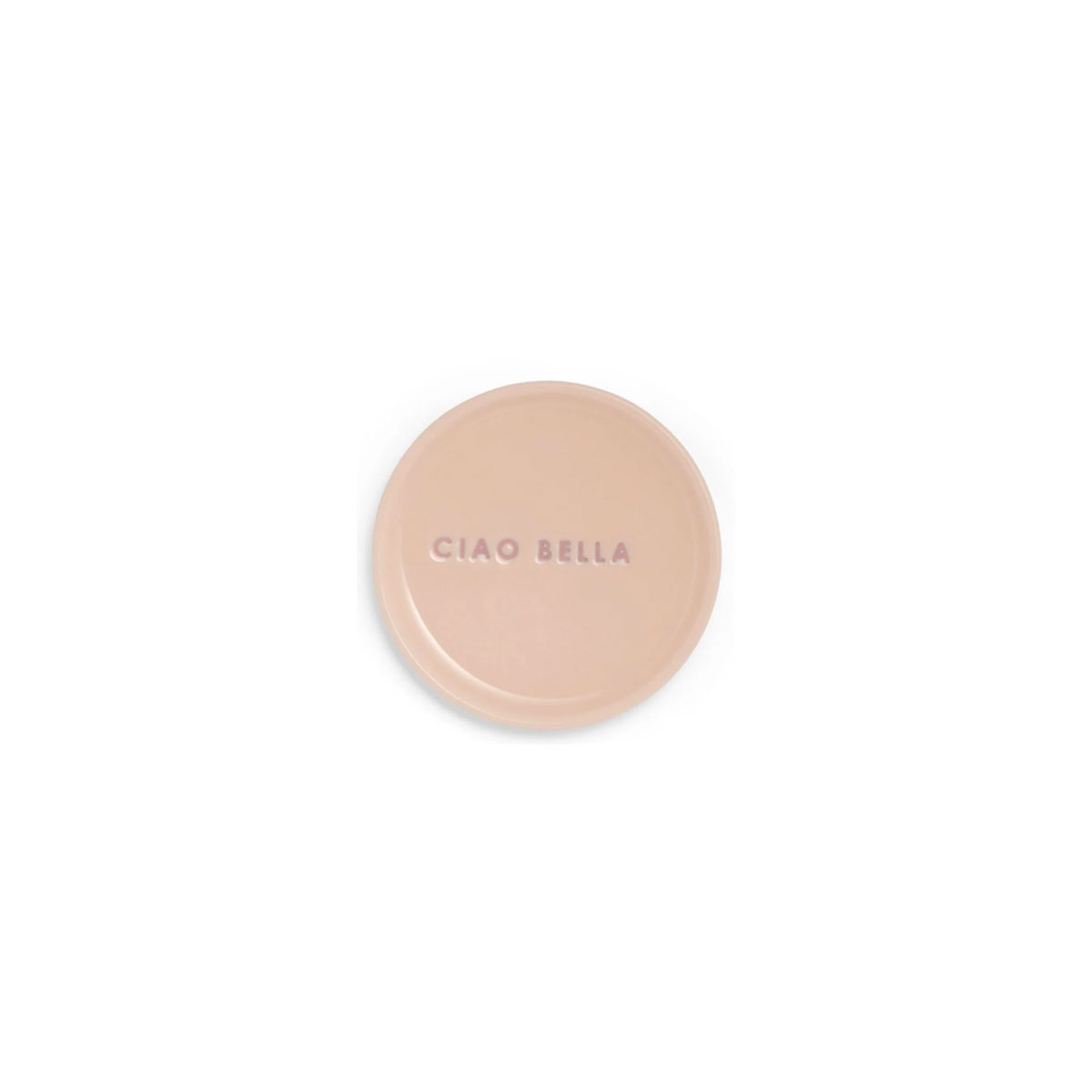 Keramikas-skivis-Ciao-Bella,-ecru,-8.5-cm