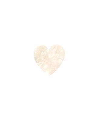 Hair clip Big White Heart, Coucou Suzette