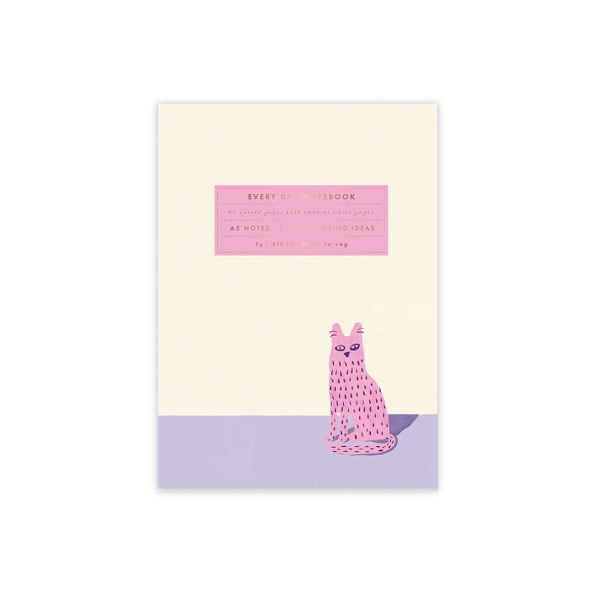 Piezimju-burtnica-Lonely-Cat,-A5,-All-the-ways-to-say