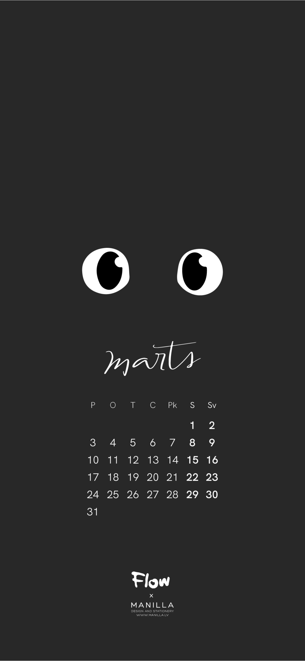 Flow x Manilla Wallpaper