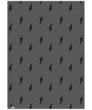 Gift wrapping paper Cat, Manilla x Flow