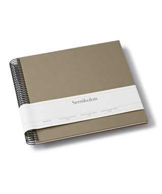 Fotoalbums - scrapbook Economy Medium, Fango, krēmkrāsas lapas