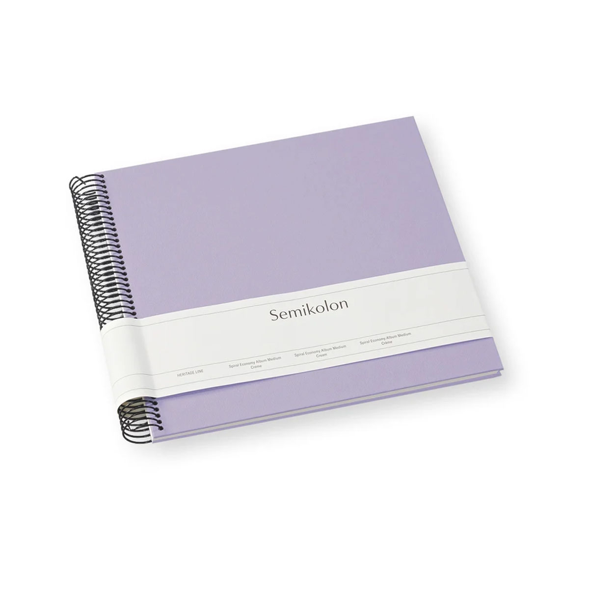 Atminu-albums---scrapbook-Economy-Medium,-Lilac-Silk,-kremkrasas-lapas