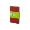Burtnicu-komplekts-Cahiers,-Red,-tuksas,-13-x-21-cm,-3-gab.,-Moleskine