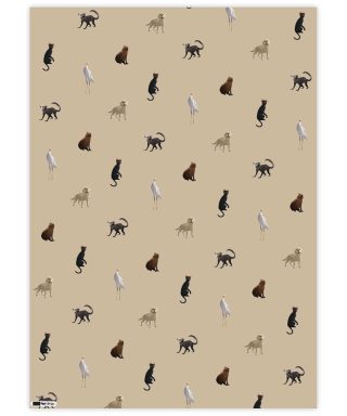 Gift wrapping paper Friends, Manilla x Flow