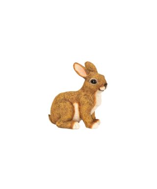 Dekors Easter Bunny, Brown, sitting, 15 cm