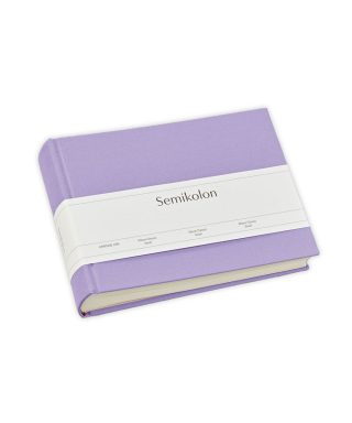 Fotoalbums Classic Small, Lilac Silk, krēmkrāsas lapas, Semikolon