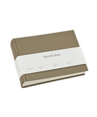 Fotoalbums Classic Small, fango, krēmkrāsas lapas, Semikolon