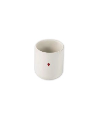 Ceramic pitcher Heart, Red, Manilla