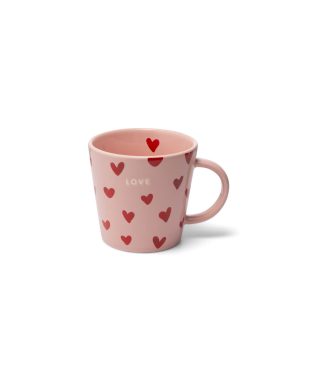 Keramikas krūze Love, pink, 350 ml
