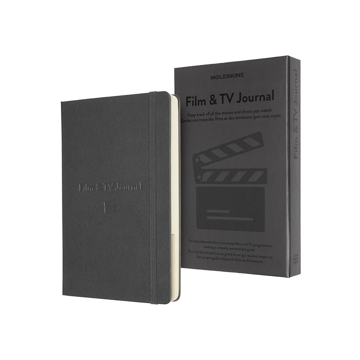 Piezimju-gramata-Movies-and-TV-journal,-13-cm-x-21-cm,-Moleskine