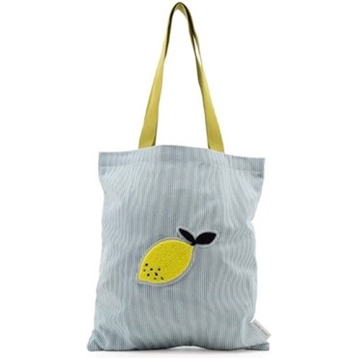 Kokvilnas-soma---maiss-Lemon,-Meet-me-in-the-meadows,-Blue-Bird