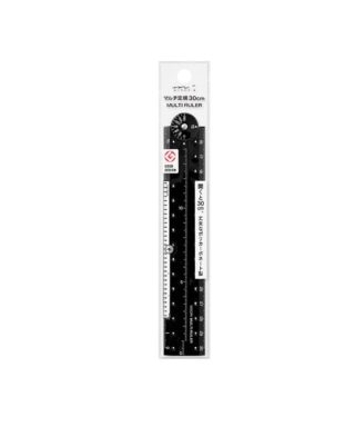 Lineāls Multi ruler, Black, 30 cm