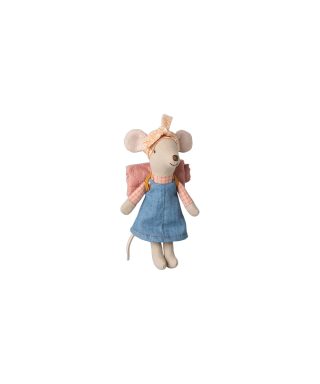 Mīkstā rotaļlieta Lielā peļu māsa Hiker mouse, Maileg