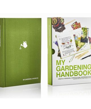 Recepšu pierakstu grāmata My Gardening Handbook, Green