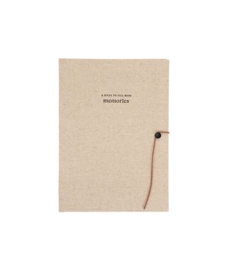 Piezīmju grāmata A book to fill with memories, Linen, Monk & Anna