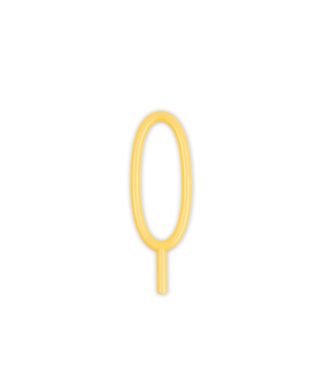 Svece kūkai Slim Number 0 Candle, Meri Meri