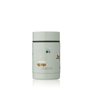 Termoss - trauks Nadja, Vehicles/dove blue mix, 250 ml, Liewood