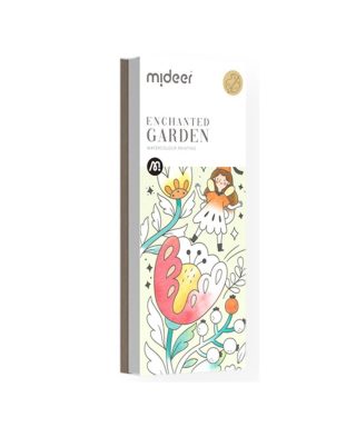 Watercolour set Enchanted Garden, 20 sheets, Mideer