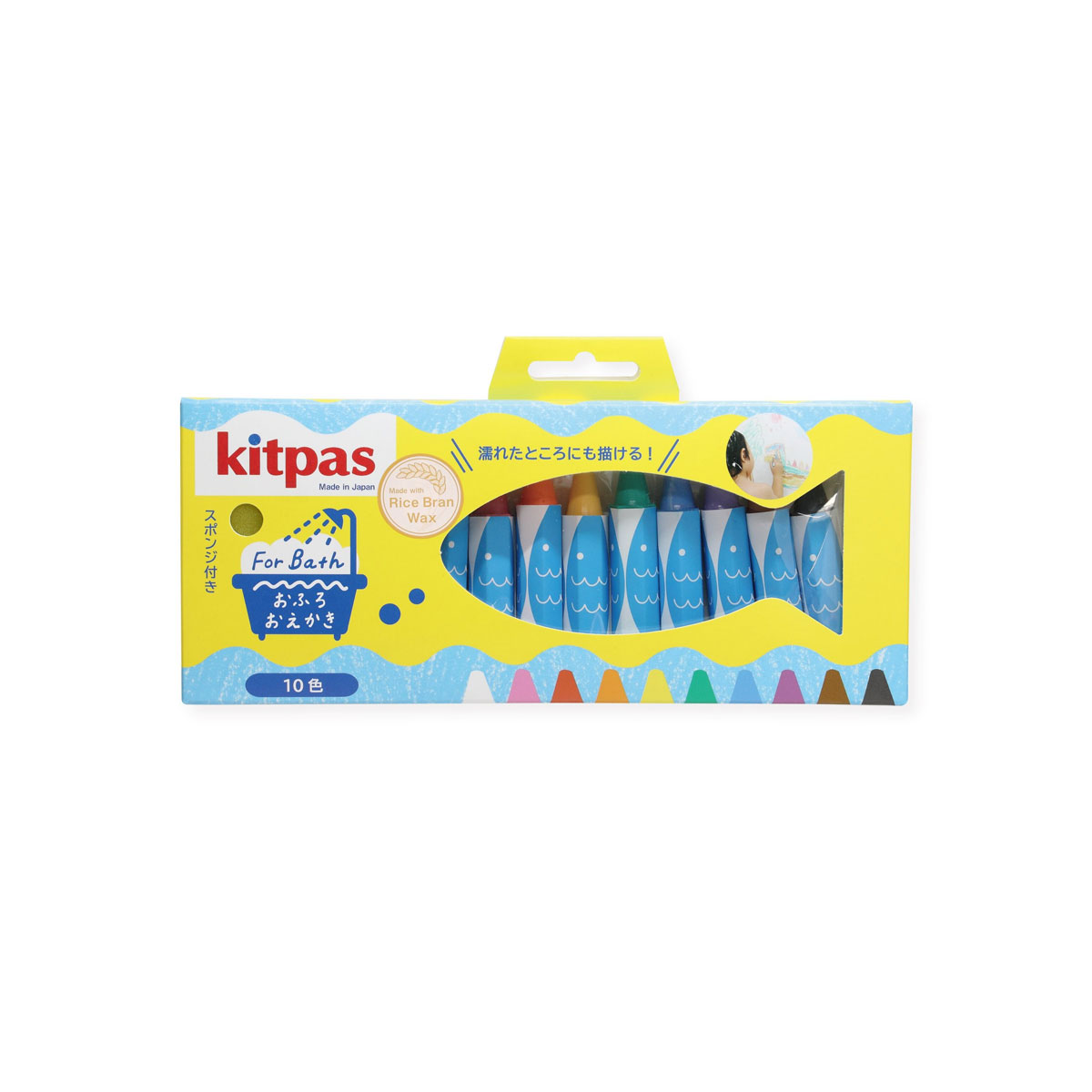 Vannas-kritinu-komplekts-Fish,-10-gab,-Kitpas