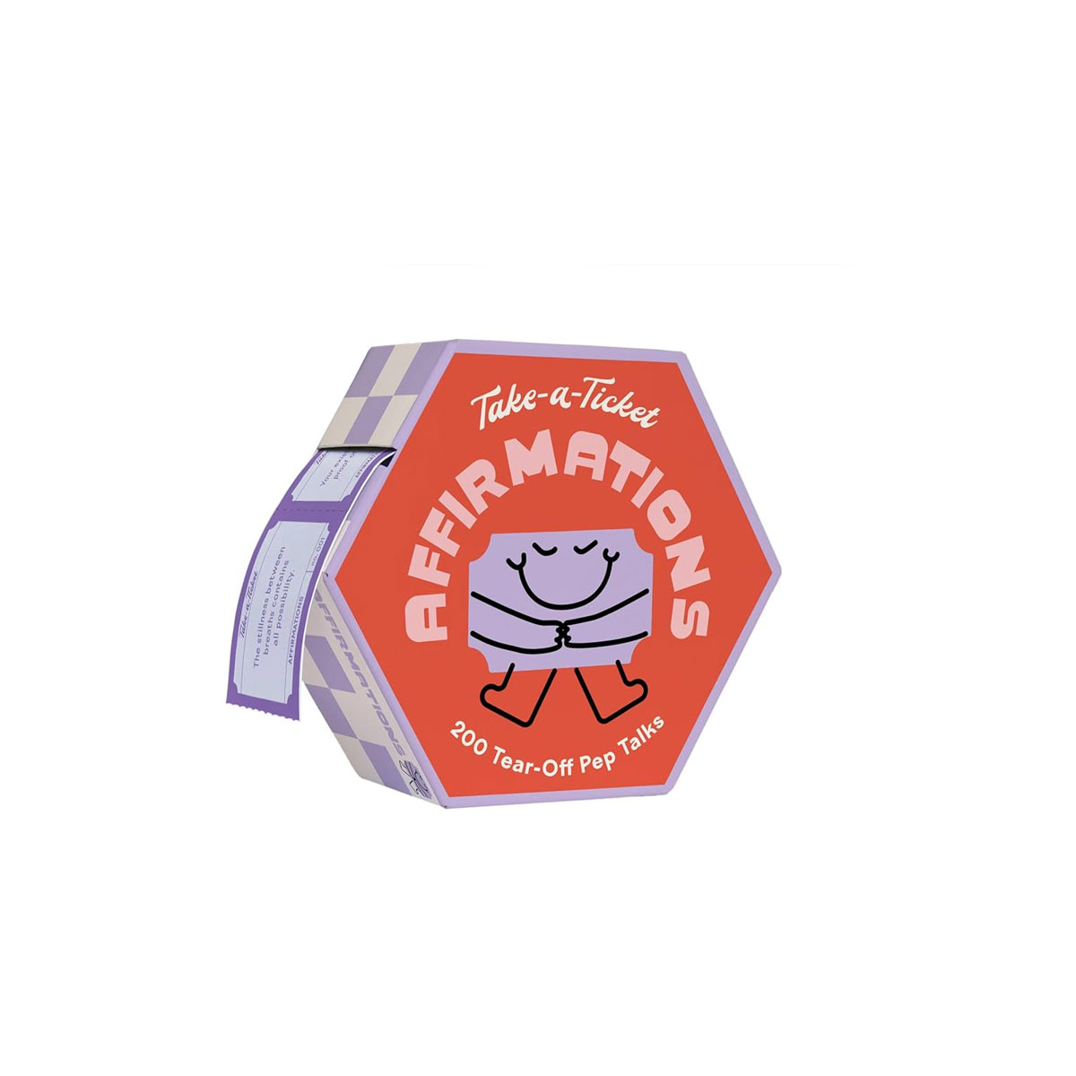 Afirmacijas-Take-a-Ticket-Affirmations,-kastite