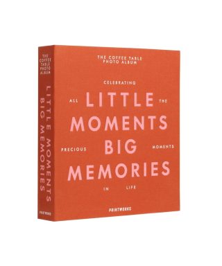Fotoalbums Little Moments Big Memories, Orange, Printworks