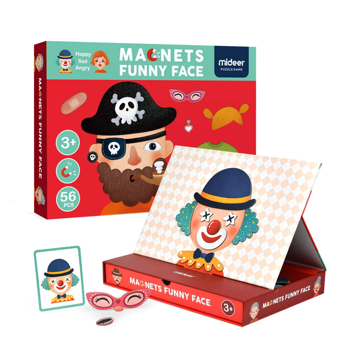 Magnetiska-spele-Funny-faces-Mideer