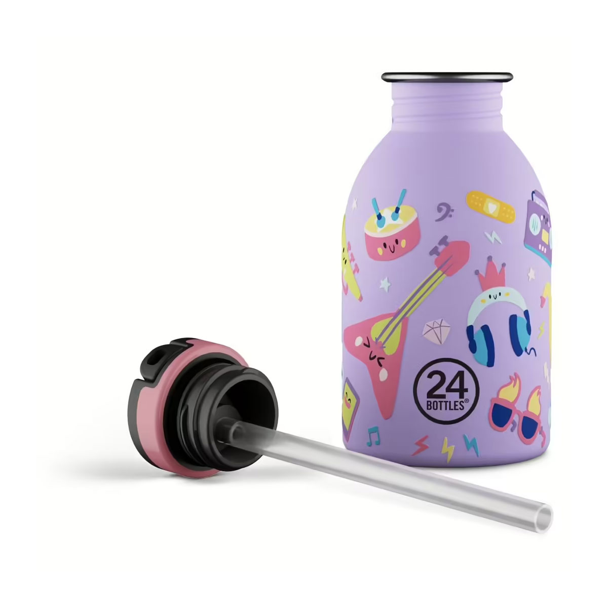 2_Pudele-Urban-Sport-Lid-250-ml,-Music-Friends,-24-Bottles