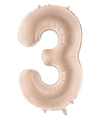 Balons Number 3, Foil Balloon