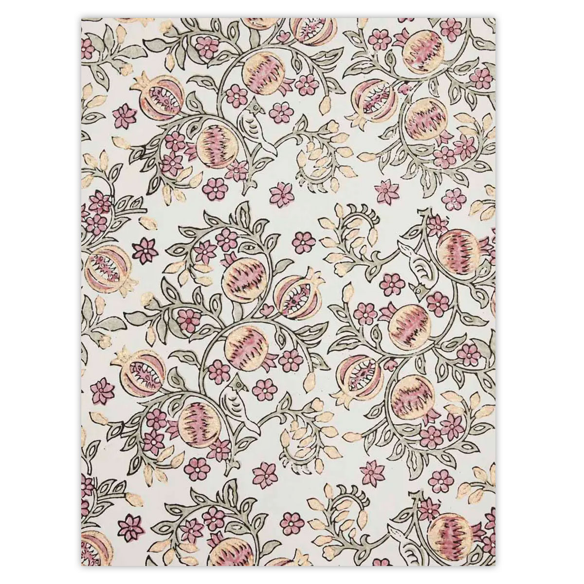 Davanu-iesainojamais-papirs-Pomegranate-Pink-Earth,-loksne