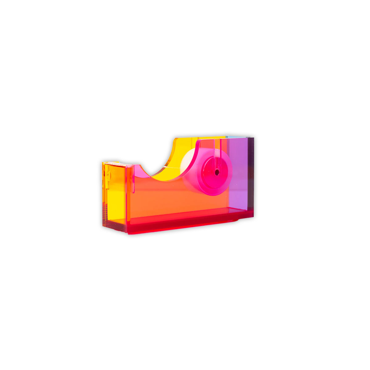 Limlentes-stativs-Colorblock,-Tape-Dispenser,-Ban.do
