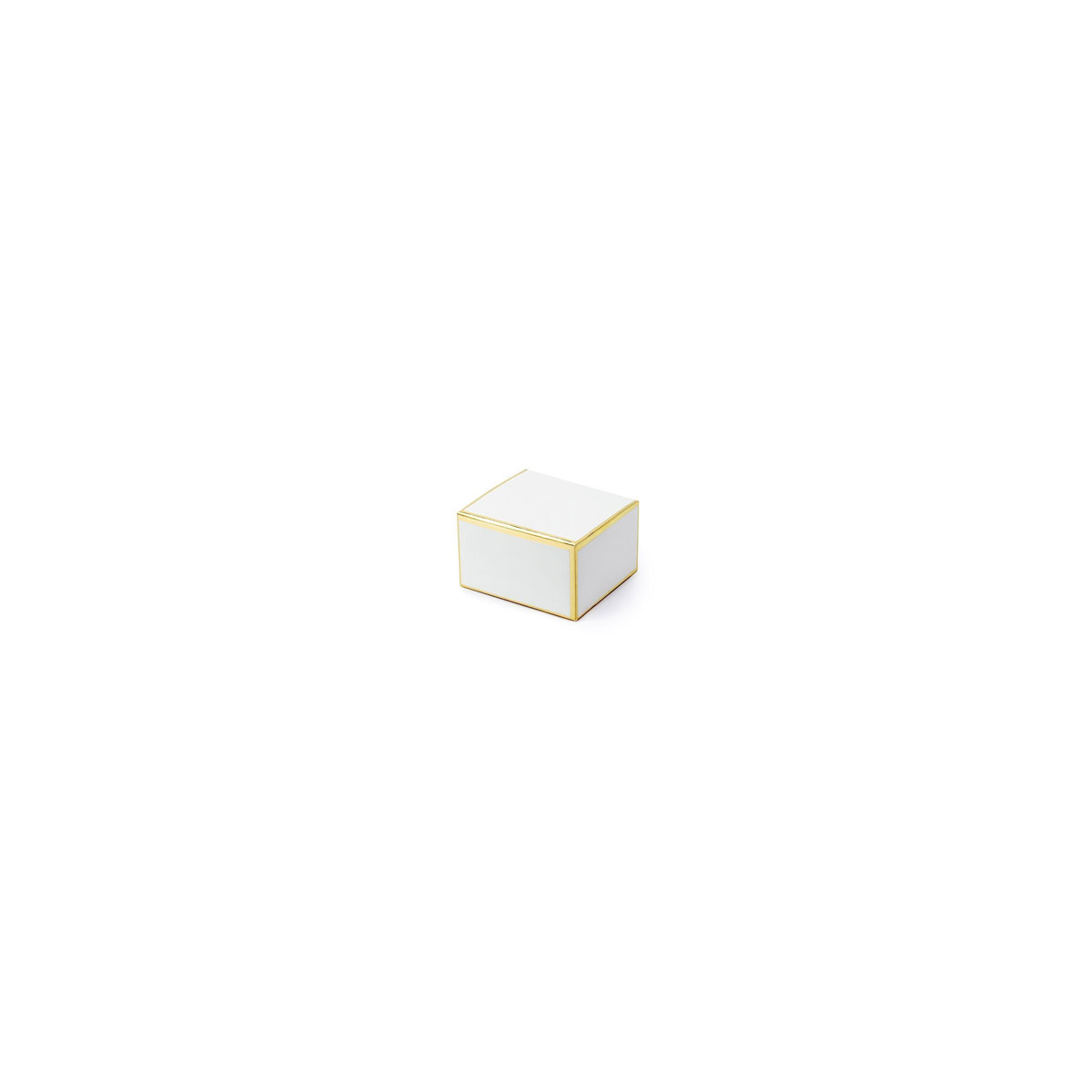 Mini-kastite-Gold-Frame,-White