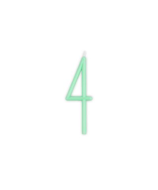 Svece kūkai Slim Number 4 Candle, Meri Meri
