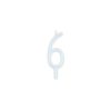 Svece-kUkai-Slim-Number-6-Candle,-Meri-Meri