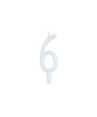Svece kūkai Slim Number 6 Candle, Meri Meri
