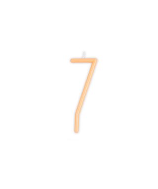 Svece kūkai Slim Number 7 Candle, Meri Meri