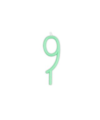 Svece kūkai Slim Number 9 Candle, Meri Meri