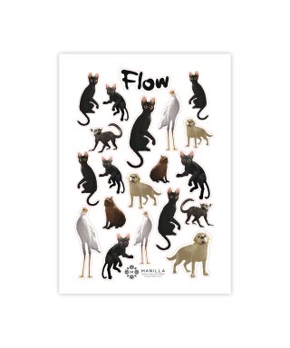 Flow x Manilla Official award-winning movie Flow merchandise. Limited edition Flow merch now ready for purchse. 